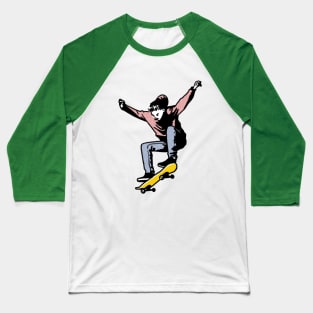 skateboarder Baseball T-Shirt
